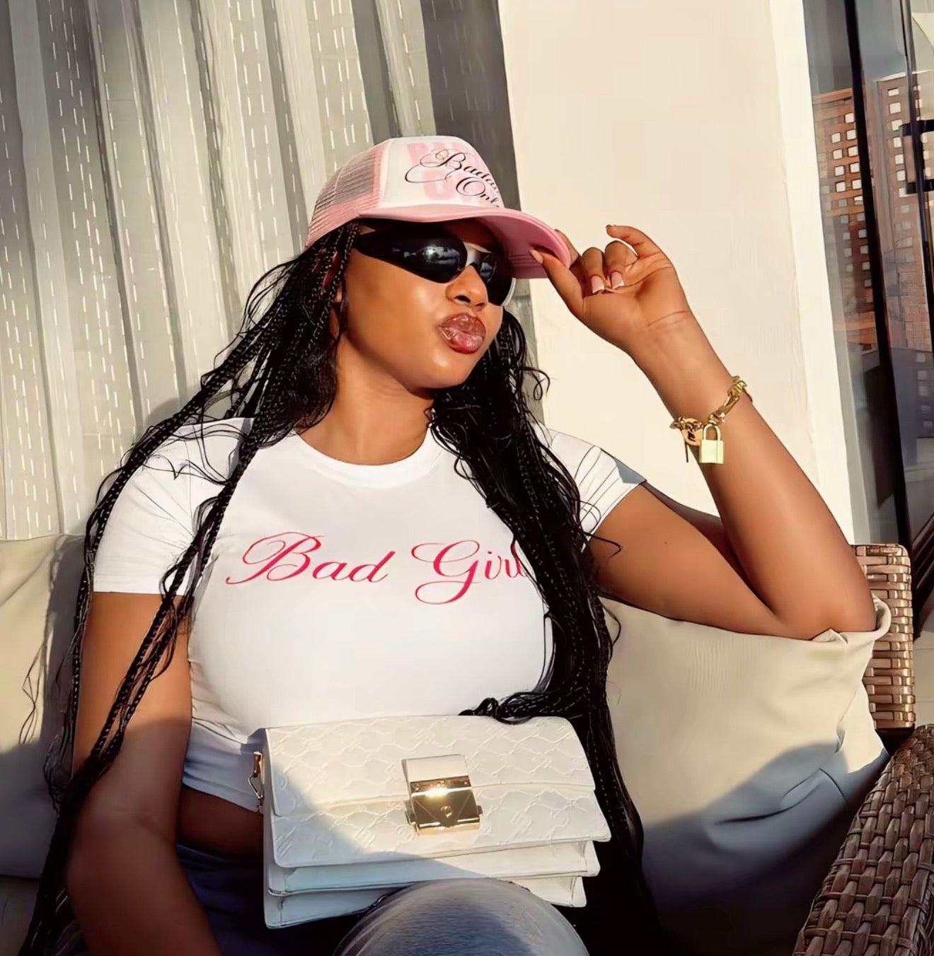 Baddie Pink Cap